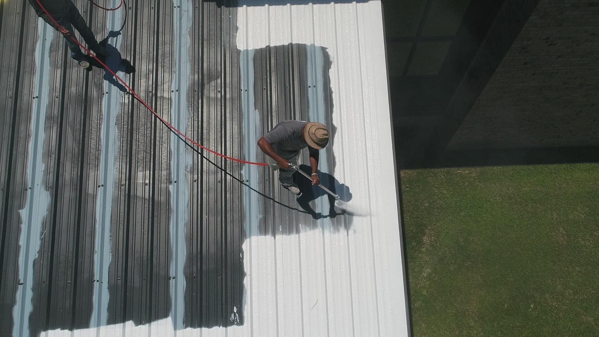 Interior wall being painted
